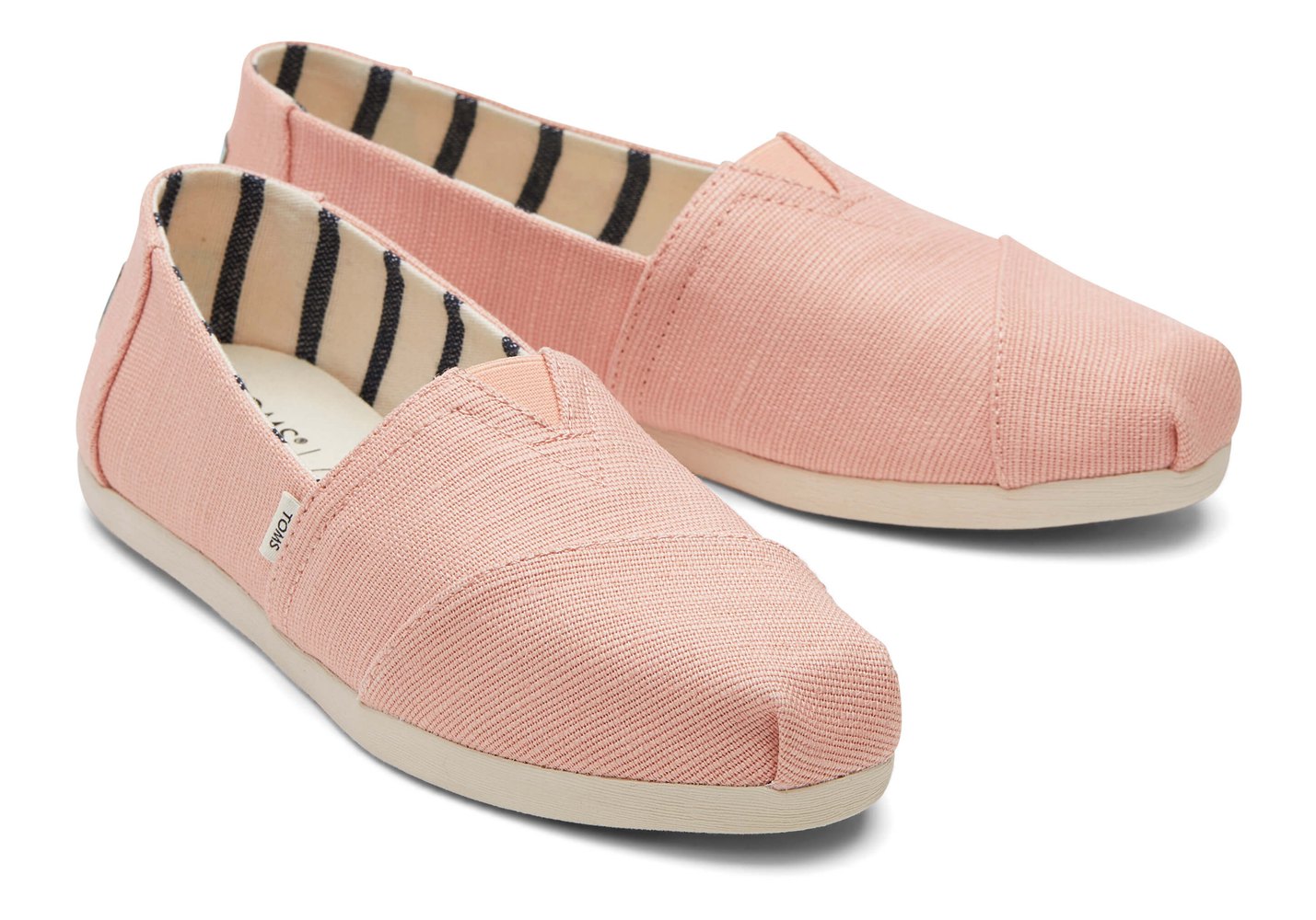 Toms Alpargata Heritage Canvas Espadrille Pink - Womens - 19742-PCLH